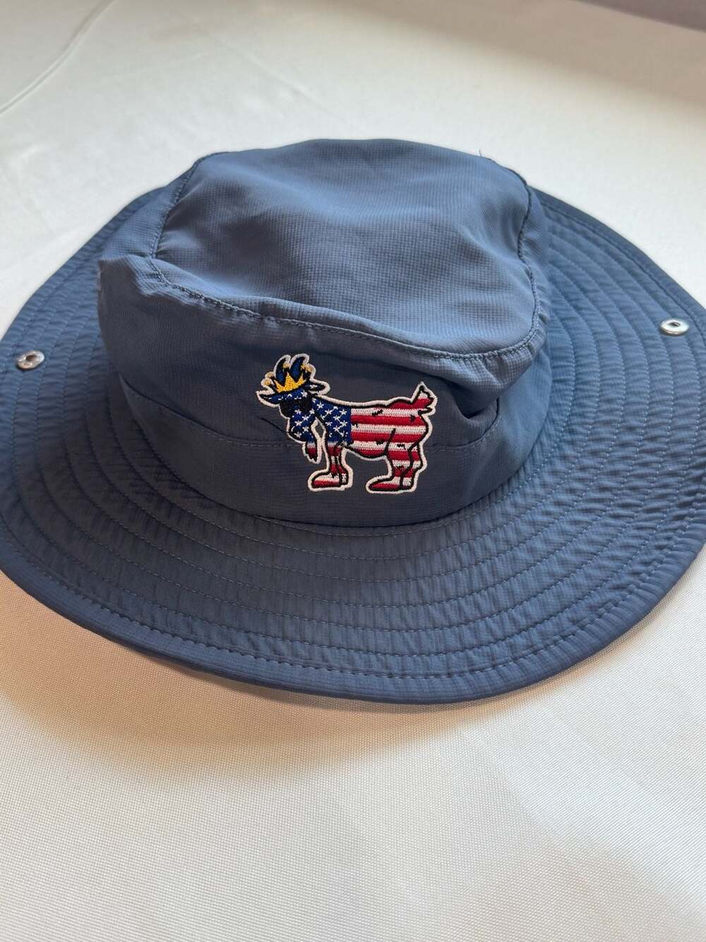 GOAT USA Patriotic Bucket Hat USA Flag Boonie Outdoor OSFA